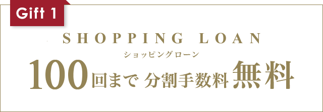 SHOPPING LOAN ショッピングローン 分割手数料無料